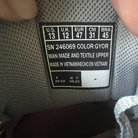 Skechers Viper Court Pro Pickleball Shoes Sneakers Gray Orange Men's 13 - Picture 14 of 16